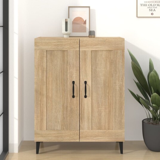 Skjenk sonoma eik 69,5x34x90 cm konstruert tre Skjenk sonoma eik 69,5x34x90 cm konstruert tre