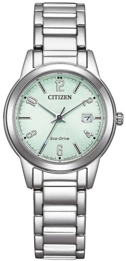 Citizen Dameklokke FE1241 71X Eco Drive Grønn/Stål Ø29.4 mm