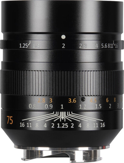 7Artisans 75mm f/1.25 II Til Leica M-Fatning 7Artisans 75mm f/1.25 II Til Leica M-Fatning