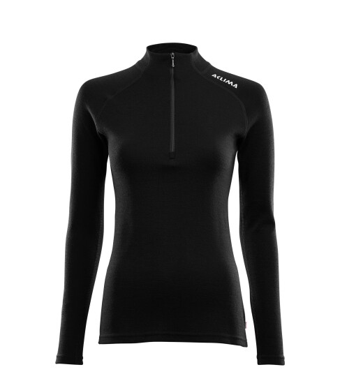 Aclima WarmWool Mock neck W"s Jet Black XL