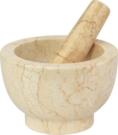 cilio Morter Marmor Beige 9 Cm - Cream - 5X 9CM