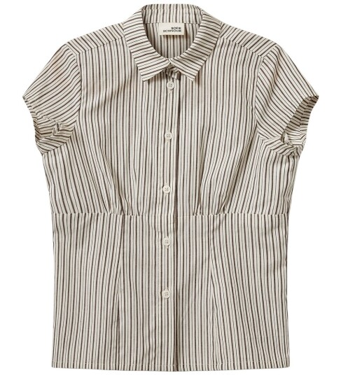 Sofie Schnoor Skjorte   LilyanSY   Brown Striped   Sofie Schnoor   8 år 128   Skjorte K/E   Brun