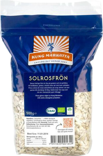 Solsikkefrø 500 g Solsikkefrø 500 g