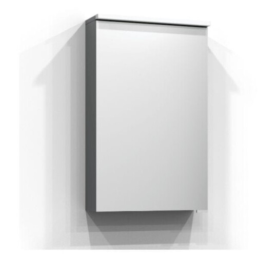 Svedbergs Bloc Speilskap Grå / 45cm Nei