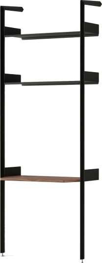 &Tradition Rombe Full Bay IF2 Skrivebordshylle Lakkert Valnøtt/antrasitt &Tradition Rombe Full Bay IF2 Skrivebordshylle Lakkert Valnøtt/antrasitt