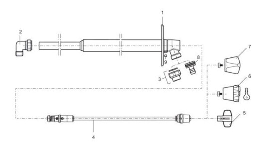 FM Mattsson Garden II Spindle 23 cm til Hydraulikk og Tilbehør