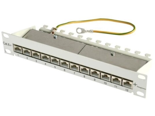Telegärtner J02022a0057 Rj-45 Cat6a Cat5e Grå Iec 60603-7-5 / -7-3