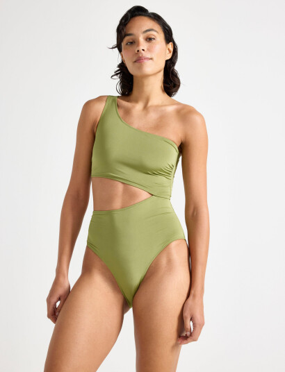 Lindex Swimsuit Trina Shiny - Green - L
