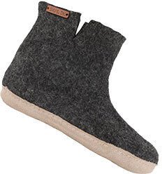 SHUS SHU´S Hjemmesko m. Læder Sål Dark Grey   37
