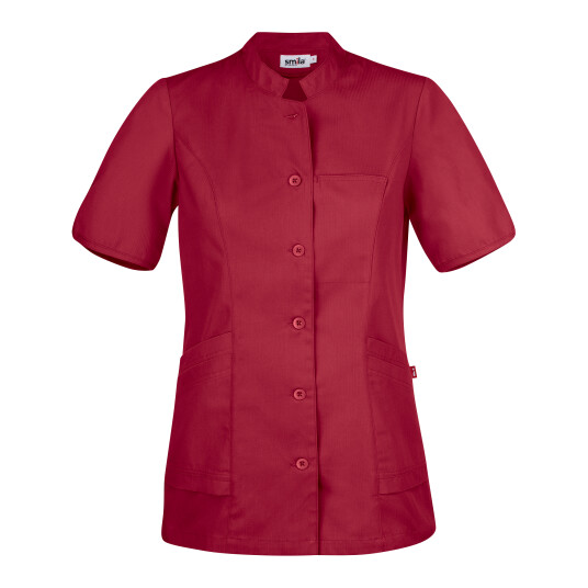 Smila Workwear Aila bluse for kvinner mørk rød 1 stk SBG-70104-66 XL