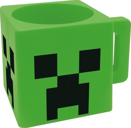 Konix Minecraft 3D krus Creeper Face Konix Minecraft 3D krus Creeper Face