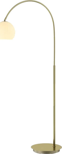 Lindby Cynthia Gulvlampe Opal/Brass