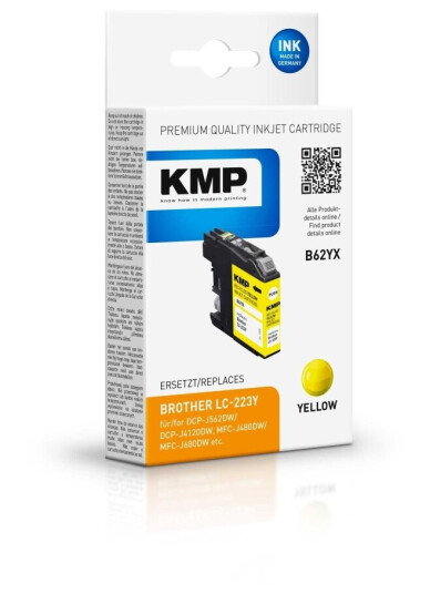 Kmp B62yx Gult 5,9 Ml 1 Stykker 550 Sider Enkeltpakke Kmp B62yx Gult 5,9 Ml 1 Stykker 550 Sider Enkeltpakke