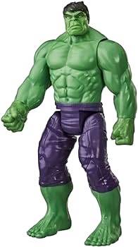 Marvel Avengers Titan Hero Hulk Figur 30 cm i Plast for Barn 4+ år Marvel Avengers Titan Hero Hulk Figur 30 cm i Plast for Barn 4+ år