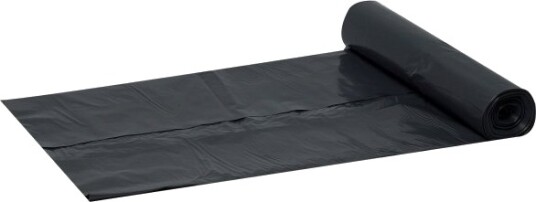 Plastiksække Sort Premium 700X1100x0,020Mm 10Stk/Rul   10 X 20 Ruller
