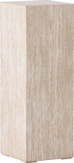 VIND Rike sokkel Beige 23 x 23 x 65 cm Beige VIND Rike sokkel Beige 23 x 23 x 65 cm Beige