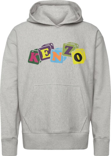 KENZO Hoodie Boke Boy Oversize Hoodie PALE GREY/ S