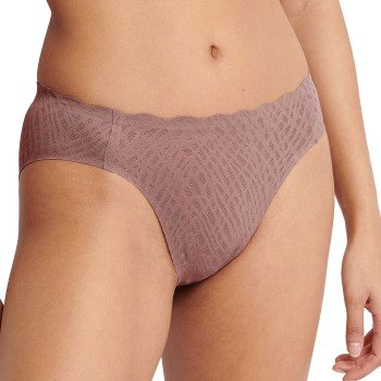 Sloggi Truser ZERO Feel Bliss High Leg Brief Brun X-Small Dame Sloggi Truser ZERO Feel Bliss High Leg Brief Brun X-Small Dame
