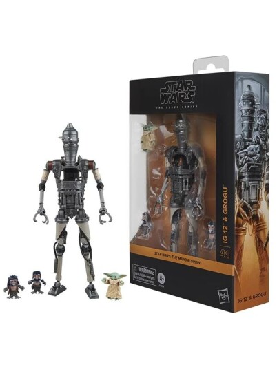 Star Wars The Mandalorian The Black Series Deluxe IG 12 & Grogu 15 cm