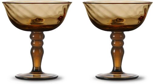 Byon Opacity italiensk champagneglass 15 cl 2-pk Brun Byon Opacity italiensk champagneglass 15 cl 2-pk Brun