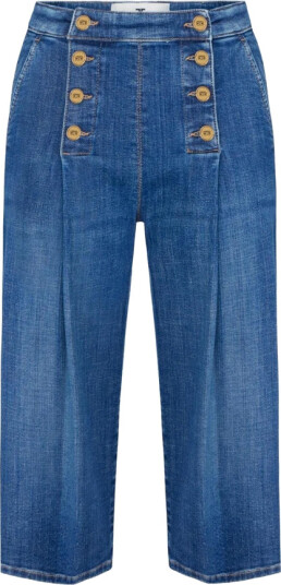 Elisabetta Franchi Dame Shorts Blå W25, Elisabetta Franchi Dame Shorts Blå W25,