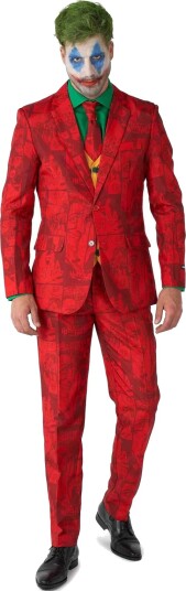 Oppo Rød The Joker Dress til Herre Suitmeister