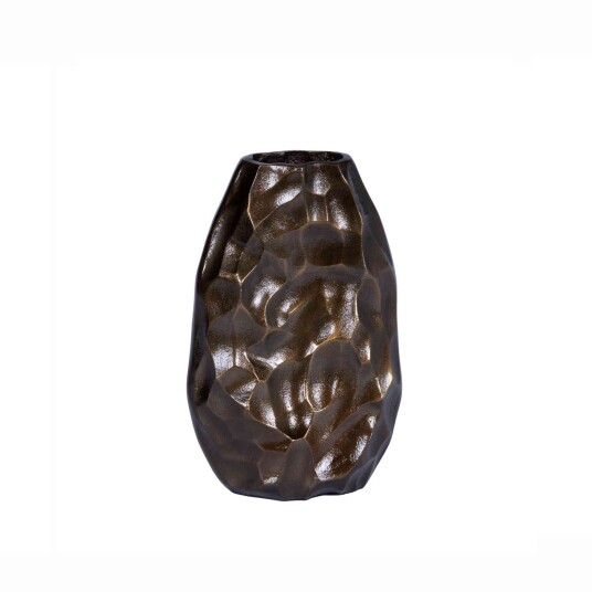 Homefactory Liten blomstervase Bronze 19,5cmx10,5cmx30cm 148965