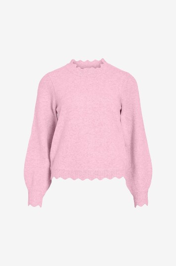 Vila Pullover viNikolina O neck L/S Knit Rosa