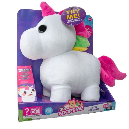 Adopt Me Mega Neon Unicorn  30Cm 243-0010