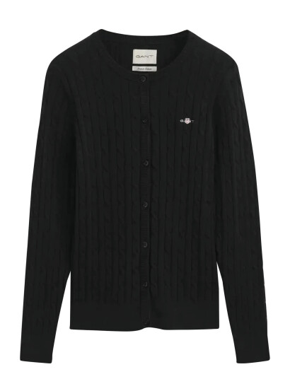 GANT Stretch Cotton Cable Cardigan - Multi/patterned - L