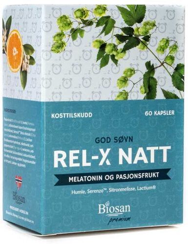 Biosan Rel X Natt 60 Kapsler