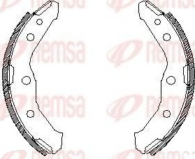 REMSA 4547.00 Bremsesko sett REMSA 4547.00 Bremsesko sett