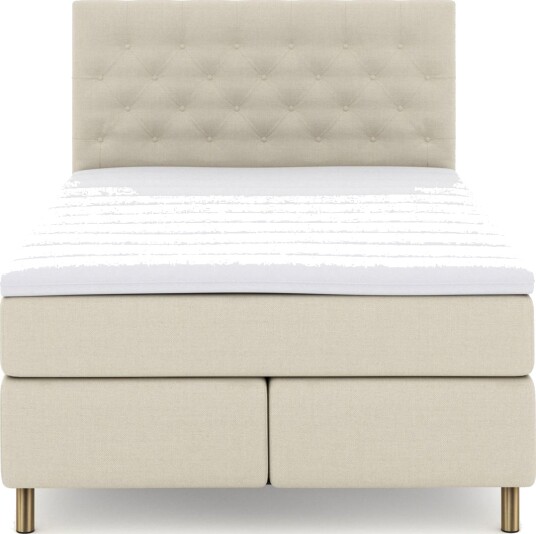 Select No 3 Kontinentalseng 140x200 Fast Beige/Kobberben