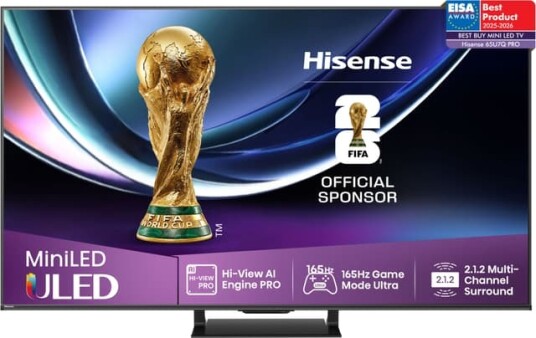 Hisense 65" U7Q PRO 4K Mini LED Smart TV (2025)