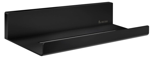 Smedbo sidelinje dusjhylle. svart. 250 x 112 mm.