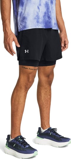 Under Armour Men's UA Launch 5'' 2-In-1 Short Black M Under Armour Men's UA Launch 5'' 2-In-1 Short Black M