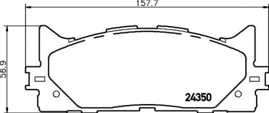 Bremseklosser HELLA 8DB 355 012-401