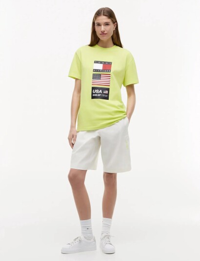 Tommy Hilfiger Us Sailgp Sailing Flag Tee Green S