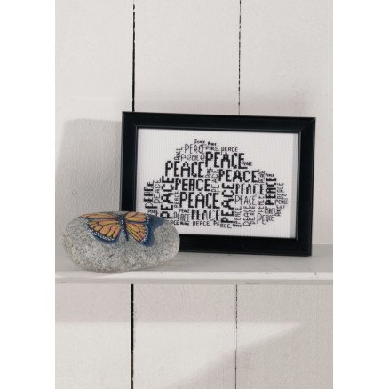 Permin Broderisett Aida Heaven's Peace 9x14cm Permin Broderisett Aida Heaven's Peace 9x14cm