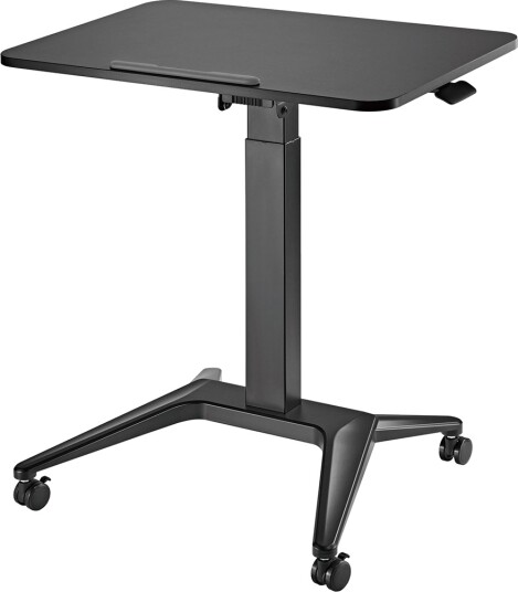 Maclean MC-453B Mobilt laptopbord 80×52 cm maks 8 kg høydejusterbart 76-109 cm Svart