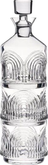 Viski Deco Beau stablebar karaffel og glass i krystall 3 deler 34/41 cl Viski Deco Beau stablebar karaffel og glass i krystall 3 deler 34/41 cl