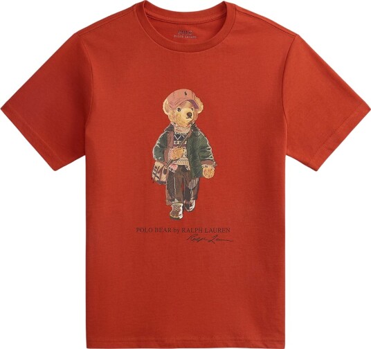 Polo Ralph Lauren T skjorte Varsity Oransje Polo Ralph Lauren 18 20 år T skjorte