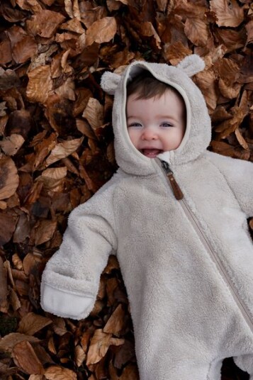 Mikk line Wp Teddy Suit W Ears Beige 98 Mikk line Wp Teddy Suit W Ears Beige 98