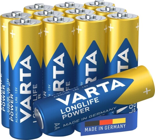 Varta Longlife Power AA Alkaline Batterier 12-Pack