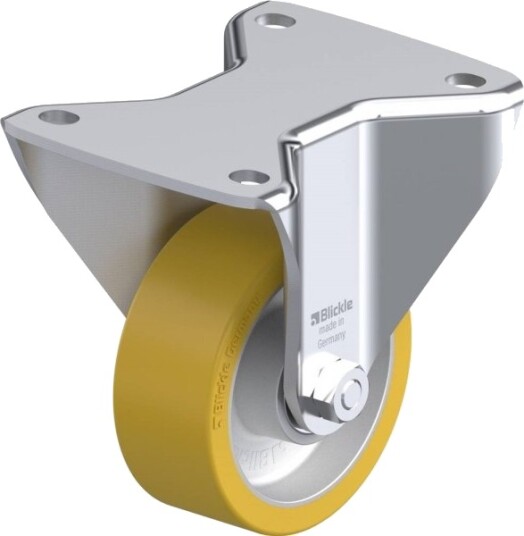 Blickle 752603 Bh-Alth 100K-3 Faste Hjul Hjuldiameter: 100 Mm Bæreevne (Maks.): 350 Kg 1 Stk