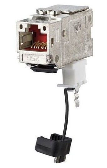 Metz Connect 25Gmodul - Keystone 270° Jack Ghmt Sertifisert I Henhold Til Iso/Iec Tr-11801-9905 For 25Gbase-T I Kanalforbindelsen Med 30 M Under Forberedelse: Iso/Iec Tr-11801-9909 For 25Gbase-T I Kanalen Link Over 30 M Fullstendig Bakoverkompatib