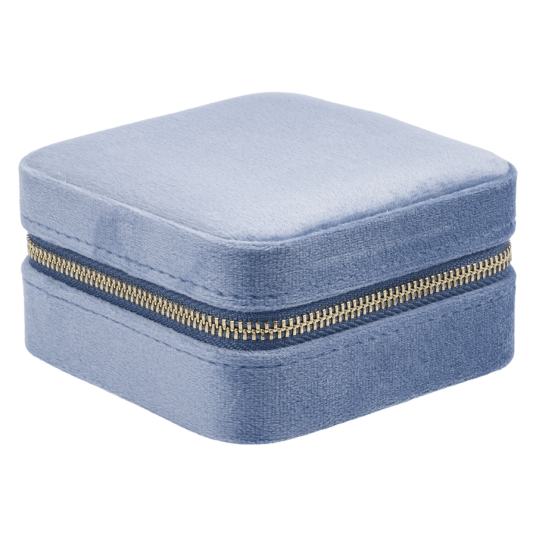 DARK Velvet Jewellery Box Mini Country Blue