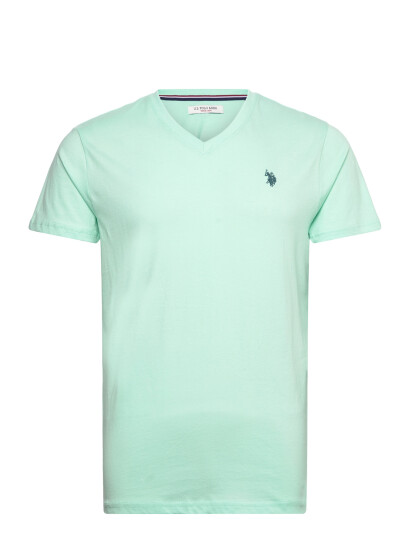 U.S. Polo Assn. Uspa T Shirt V Neck Cem Men Green M