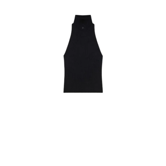 Courrèges Dame Topper Svart M Courrèges Dame Topper Svart M
