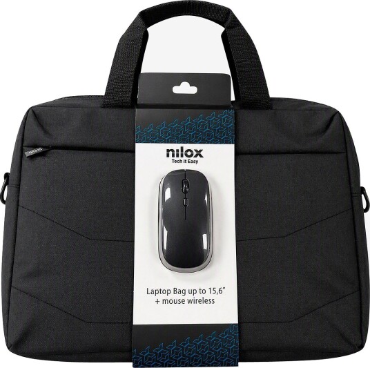 Nilox Laptopveske med datamus Svart